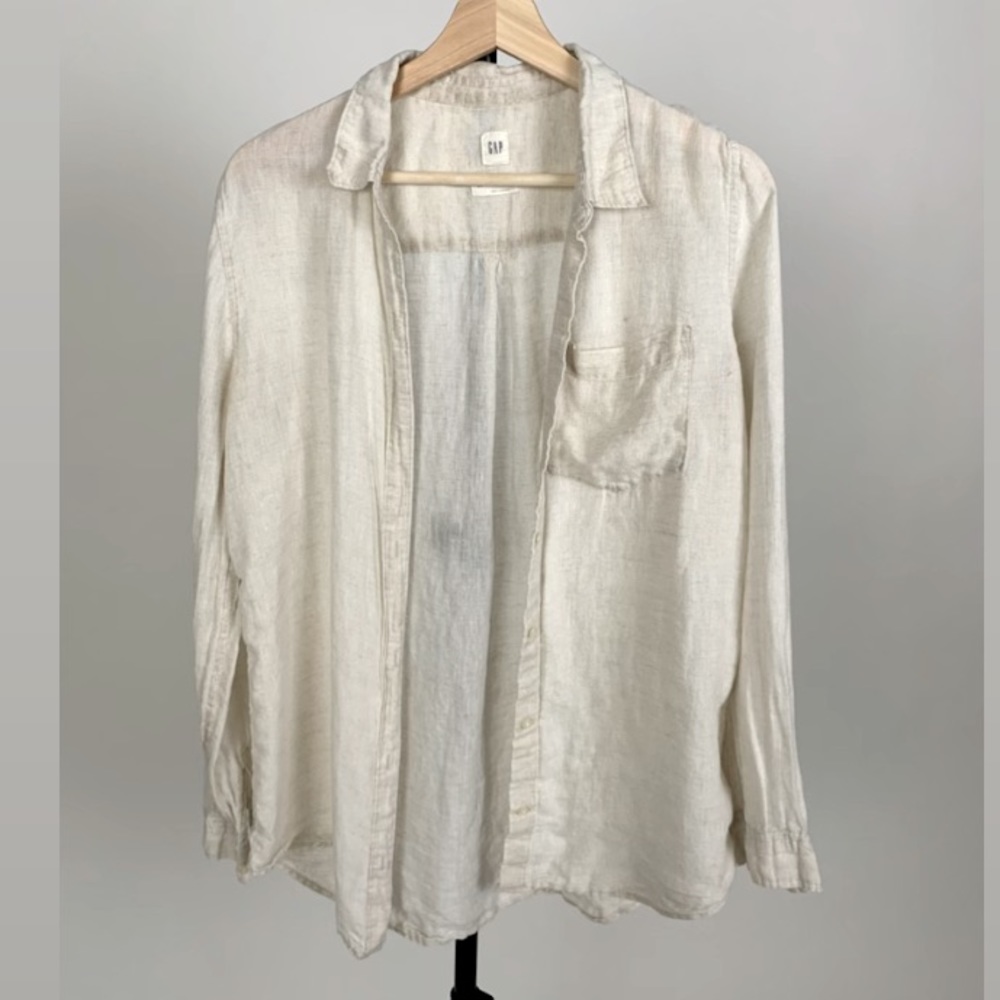 ❕SALE❕ ✨🤍100% Linen Shirt🤍✨